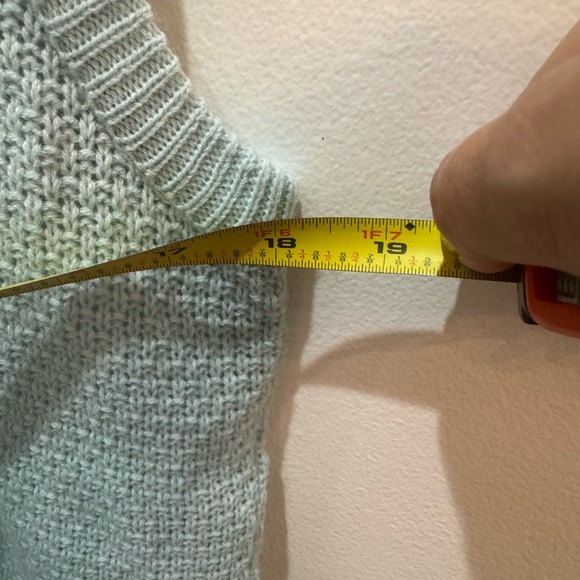 Vintage Herald House Knit Sleeveless Sweater Top Vest Blue Large - Picture 2 of 6